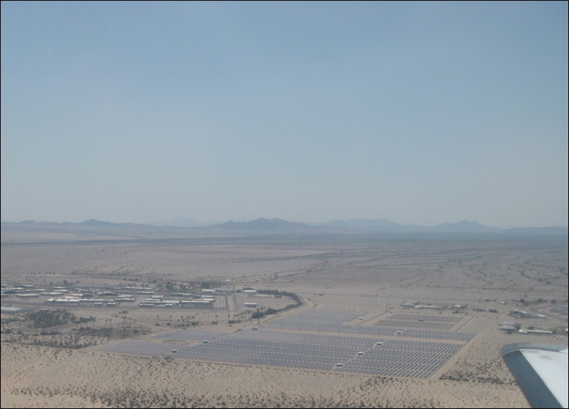 Flying over the Ironwood prison solar project