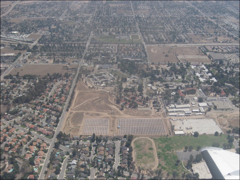 Patton State Hospital flyover of prison solar plant