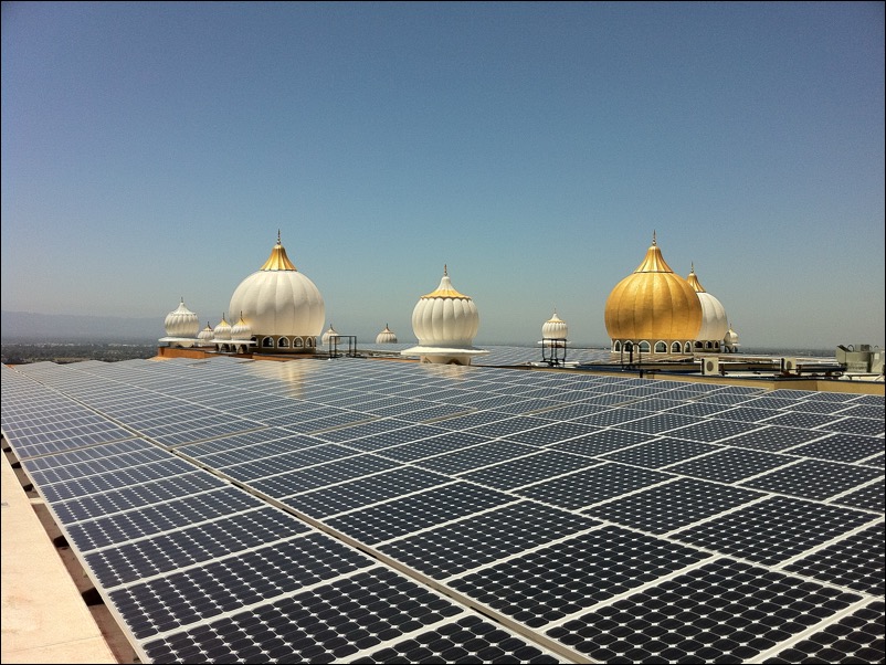 Sikh temple rooftop system