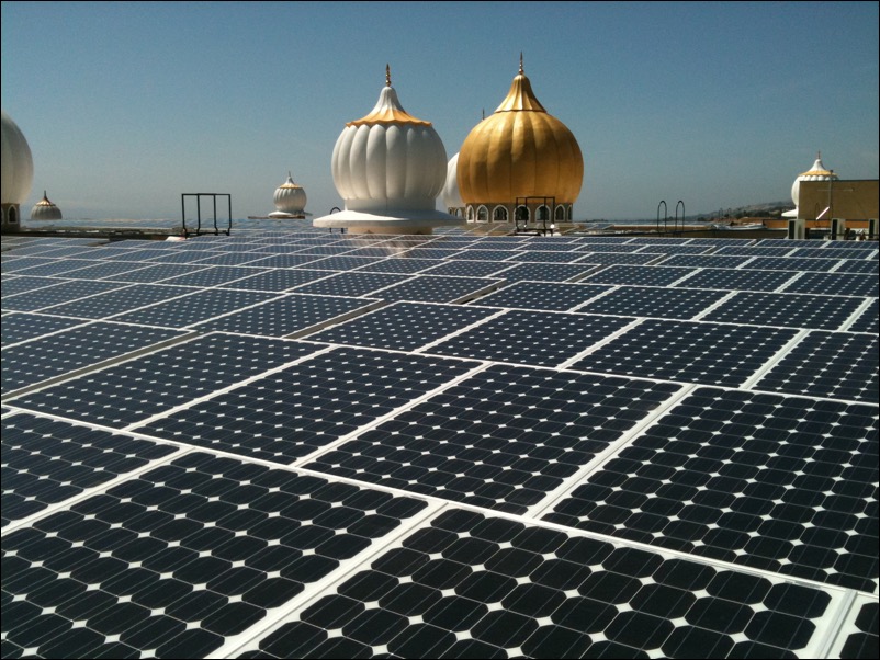 Sikh temple rooftop system